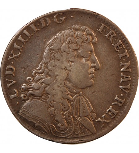 TRÉSOR ROYAL, LOUIS XIV - JETON ARGENT 1676