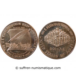 USA - DOLLAR ARGENT 1987 S - CONSTITUTION
