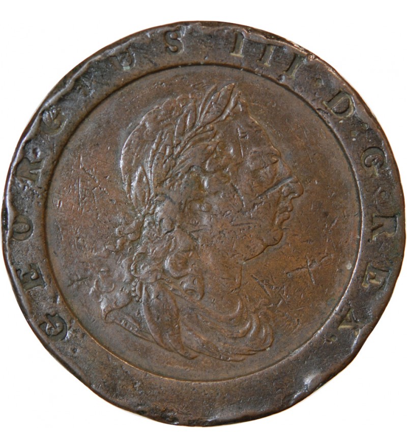 GRANDE-BRETAGNE, GEORGES III - 2 PENCE 1797