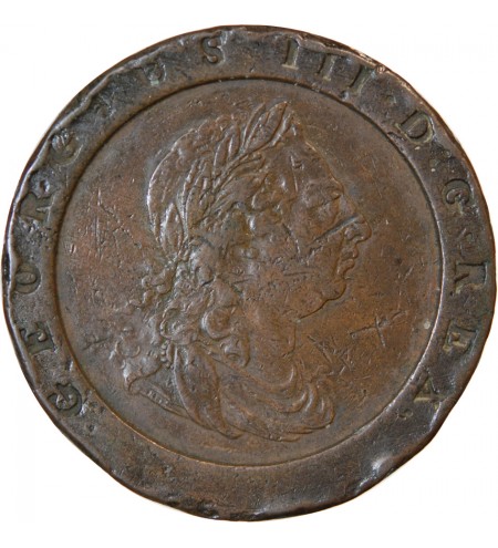 GRANDE-BRETAGNE, GEORGES III - 2 PENCE 1797