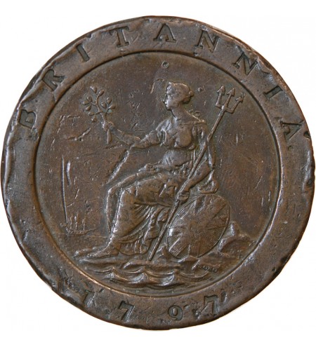 GRANDE-BRETAGNE, GEORGES III - 2 PENCE 1797