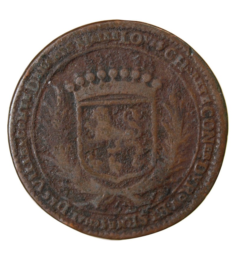 MAIRE DE NANTES, LOUIS CHARETTE, SIEUR DE LA GACHERIE – JETON CUIVRE 1675 F.8887