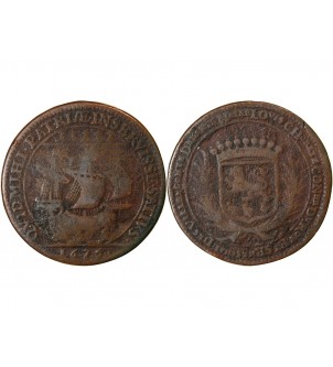 MAIRE DE NANTES, LOUIS CHARETTE, SIEUR DE LA GACHERIE – JETON CUIVRE 1675 F.8887 2