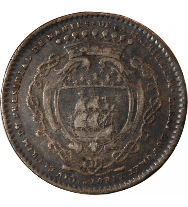 MAIRE DE NANTES, RENÉ LERAY, SIEUR DU FUMET – JETON ARGENT 1730 F.8907