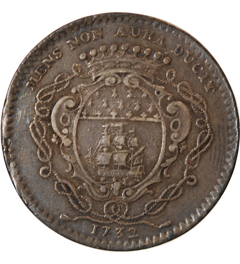 MAIRE DE NANTES, JEAN-FRANVOIS VEDIER – JETON ARGENT 1732 F.8909