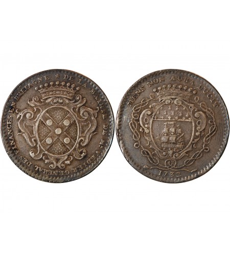 MAIRE DE NANTES, JEAN-FRANVOIS VEDIER – JETON ARGENT 1732 F.8909