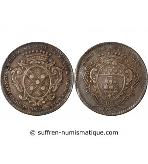 MAIRE DE NANTES, JEAN-FRANVOIS VEDIER – JETON ARGENT 1732 F.8909
