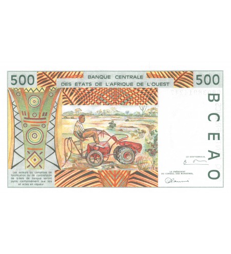 ETATS DE L'AFRIQUE DE L'OUEST - 500 FRANCS 1997