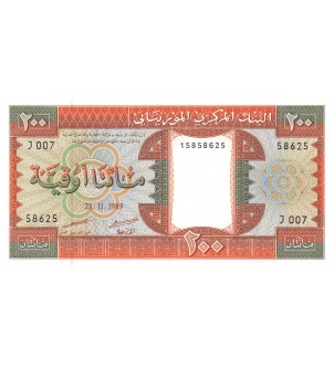 MAURITANIE - 200 OUGUIYA 1989 2