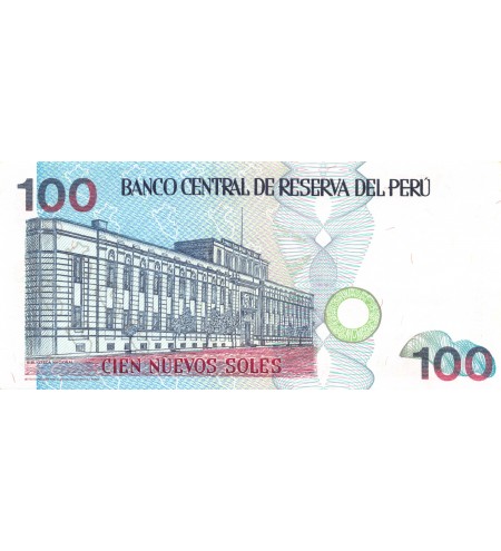 PEROU - 100 NUEVOS SOLES 1995 - JORGE BASADRE