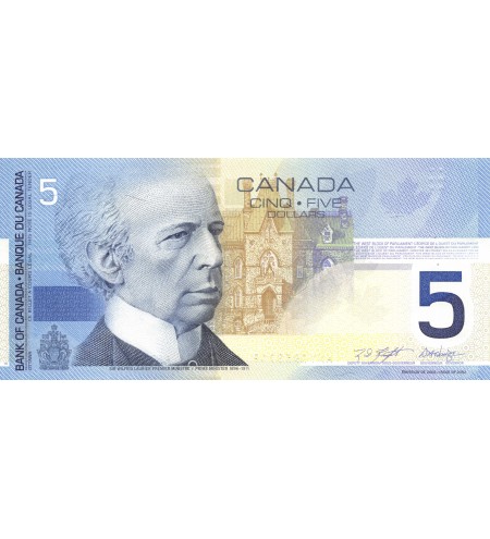 CANADA - 5 DOLLARS 2002 - SIR WILFRIED LAURIER