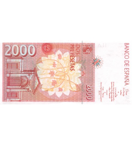 ESPAGNE - 2000 PESETAS 24-04-1992