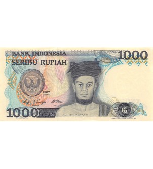 INDONESIE - 1000 RUPIAH 1987