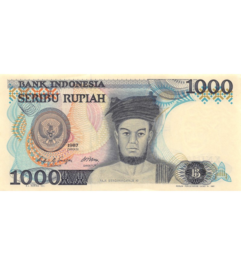 INDONESIE - 1000 RUPIAH 1987