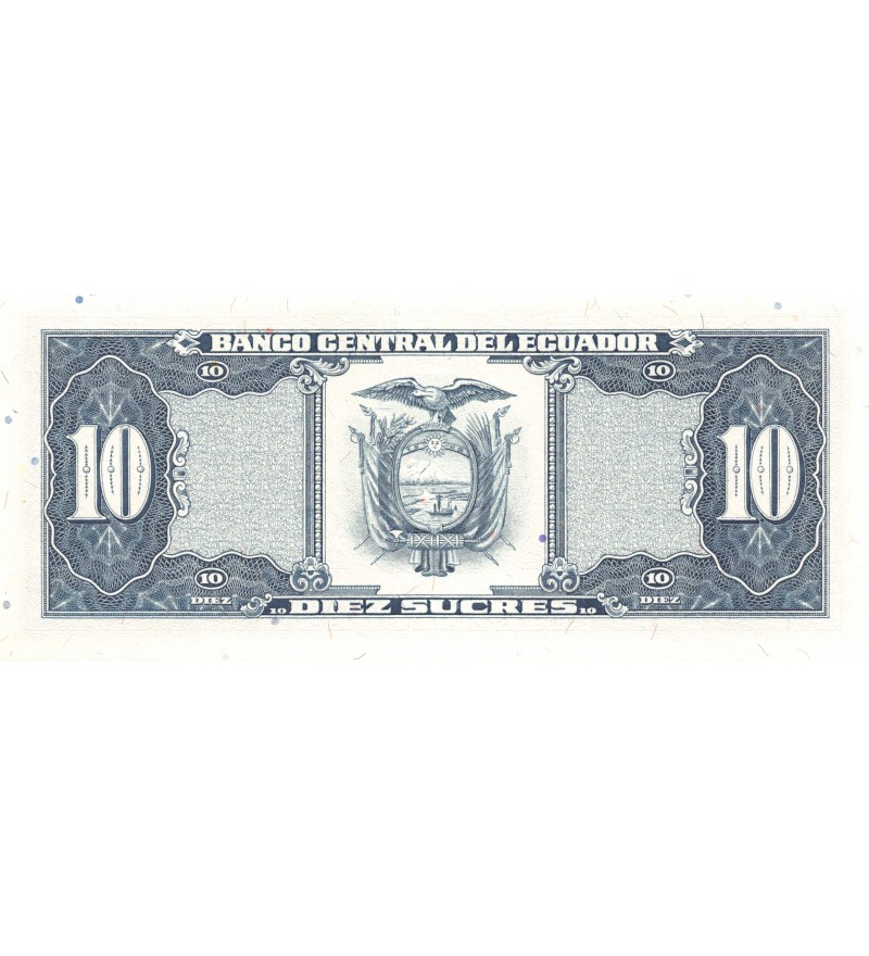 EQUATEUR - 10 SUCRES 22/11/1988 - NEUF