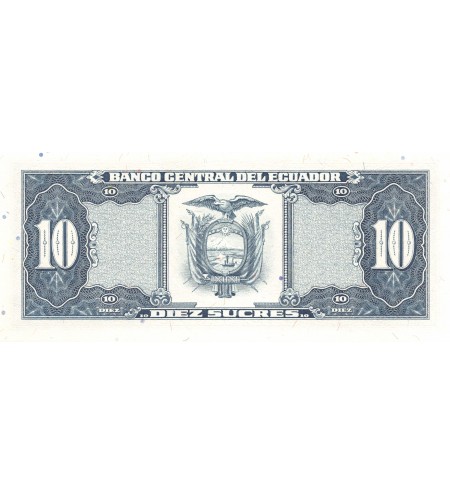 EQUATEUR - 10 SUCRES 22/11/1988 - NEUF