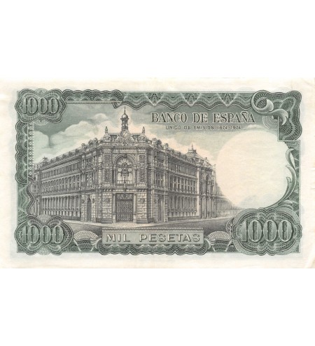 ESPAGNE - 1000 PESETAS 17-09-1971 - JOSE ECHEGARAY