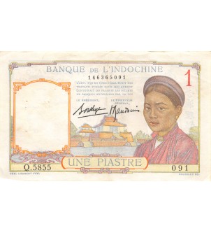 INDOCHINE - 1 PIASTRE 1949 2