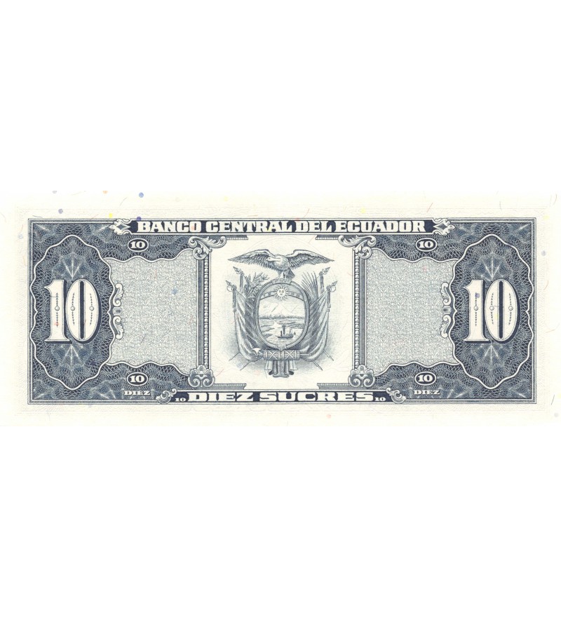 EQUATEUR - 10 SUCRES 22/11/1988 - NEUF