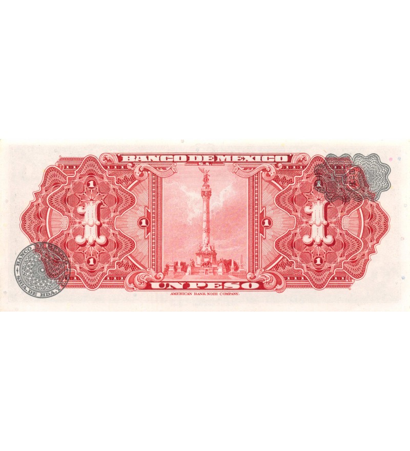 MEXIQUE - 1 PESO 22-07-1970 - CALENDRIER MAYA