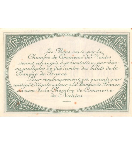 CHAMBRE DE COMMERCE DE NANTES - 2 FRANCS 1918