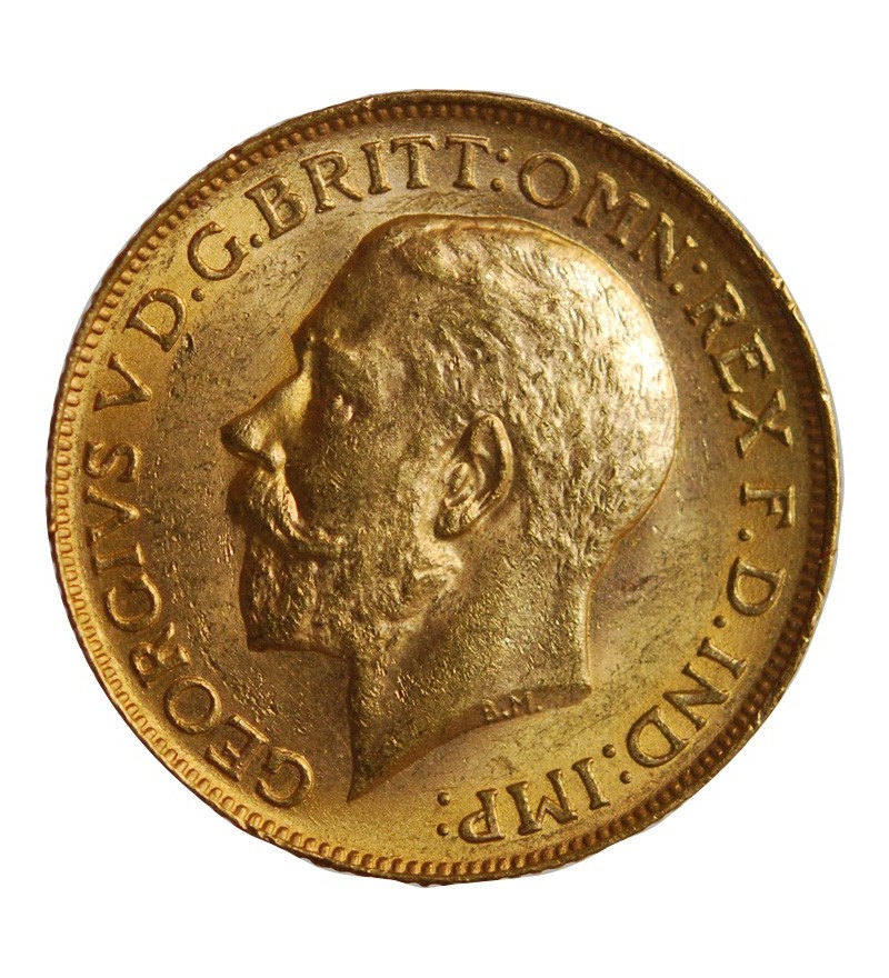 CANADA - GEORGE V SOUVERAIN OR 1918 C OTTAWA﻿