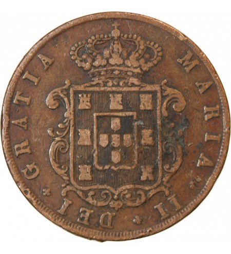 PORTUGAL, MARIE II - 20 REIS 1850