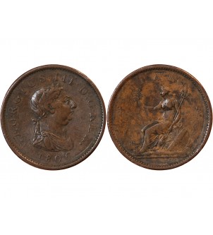 GRANDE-BRETAGNE, GEORGES III - PENNY 1806 2