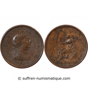 GRANDE-BRETAGNE, GEORGES III - PENNY 1806