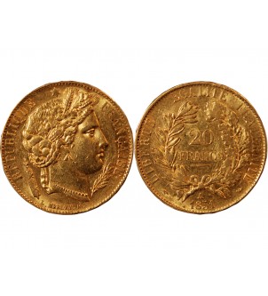 CERES ﻿- 20 FRANCS OR 1851 A PARIS﻿ 2