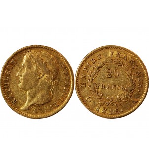 NAPOLEON Ier ﻿ - 20 FRANCS OR 1810 A PARIS 2
