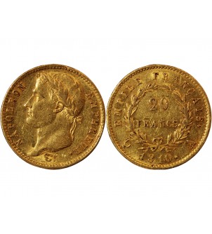 NAPOLEON Ier ﻿ - 20 FRANCS OR 1810 A PARIS 2