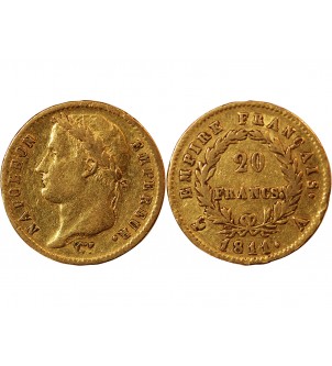 NAPOLEON Ier - 20 FRANCS OR 1811 A PARIS 2