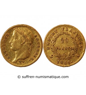 NAPOLEON Ier - 20 FRANCS OR 1811 A PARIS
