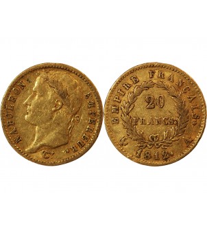 NAPOLEON Ier - 20 FRANCS OR 1812 A PARIS 2