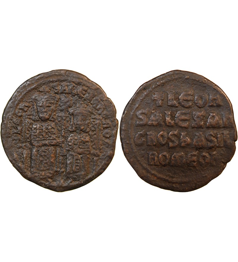 LEON VI ET ALEXANDRE - FOLLIS 866 / 912 CONSTANTINOPLE