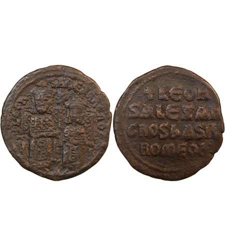 LEON VI ET ALEXANDRE - FOLLIS 866 / 912 CONSTANTINOPLE