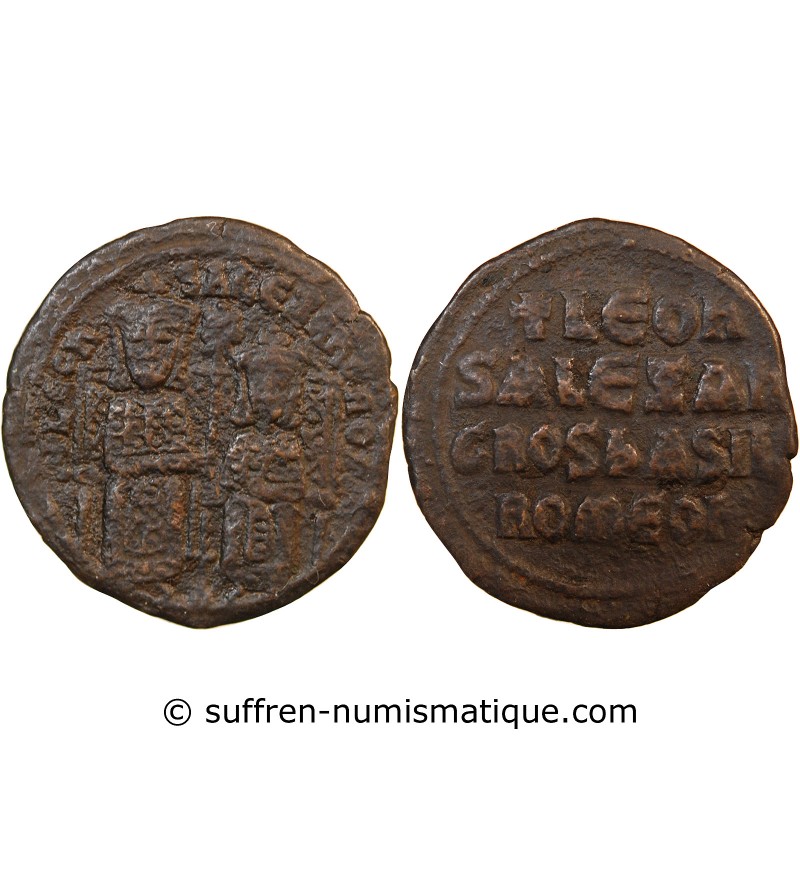 LEON VI ET ALEXANDRE - FOLLIS 866 / 912 CONSTANTINOPLE