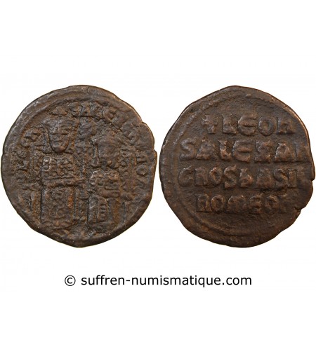 LEON VI ET ALEXANDRE - FOLLIS 866 / 912 CONSTANTINOPLE