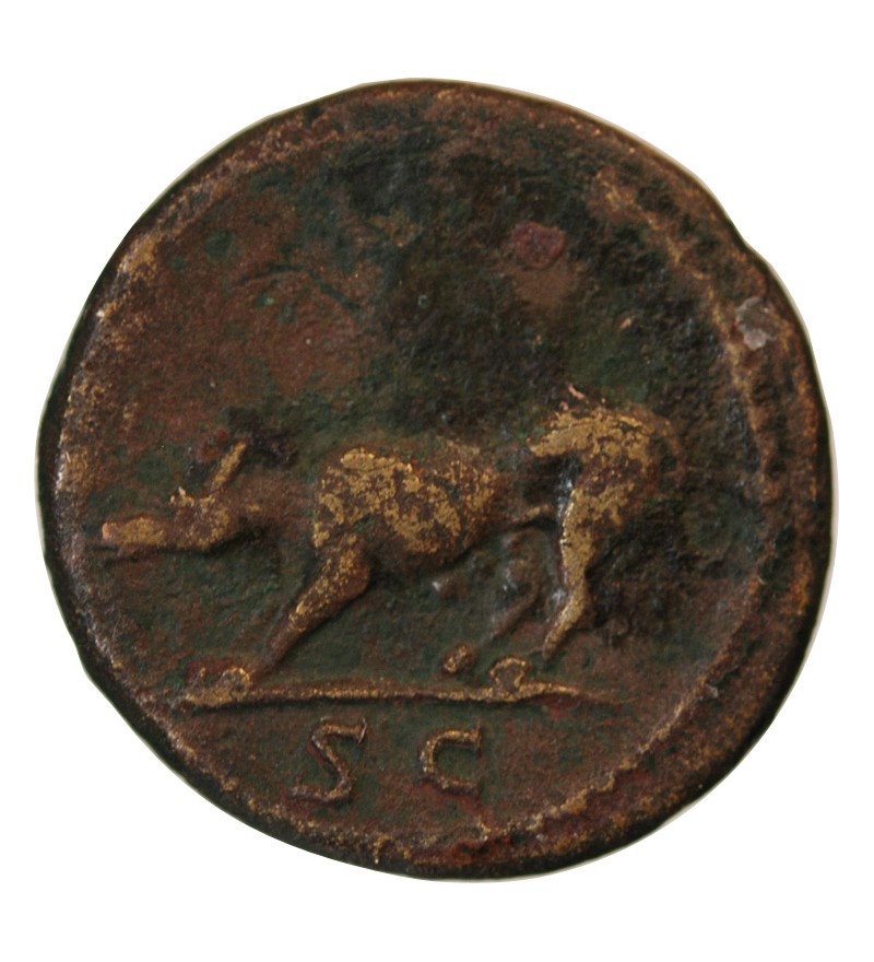 TRAJAN - QUADRANS 115 ROME - LOUVE