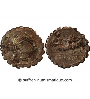 NAEVIA - DENIER ARGENT 79 AV JC ROME