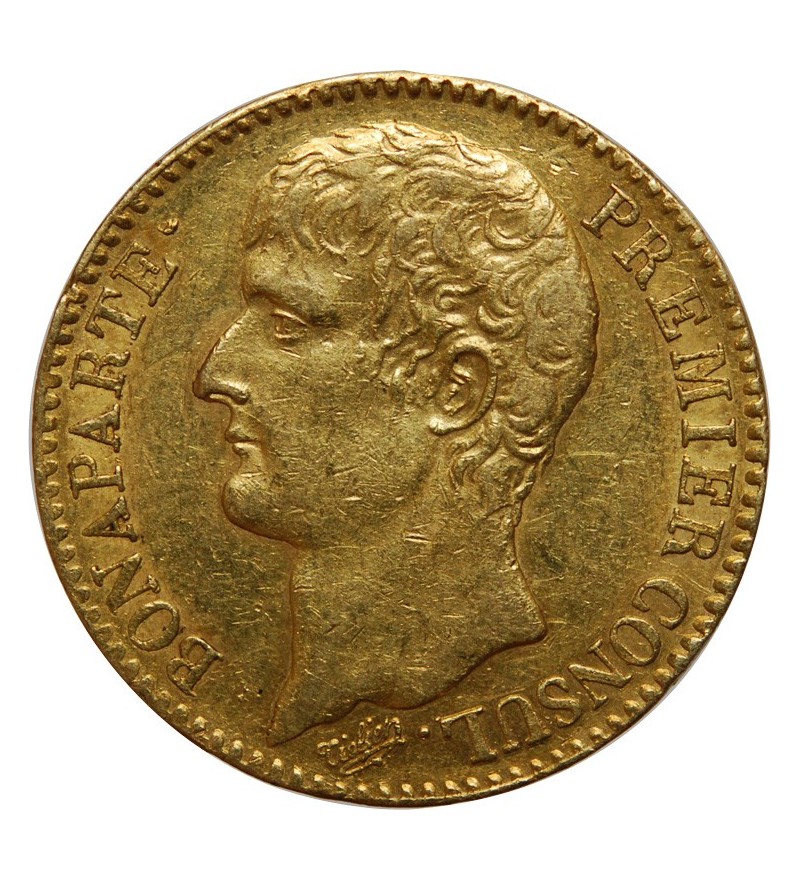 40 FRANCS OR BONAPARTE 1er CONSUL AN 12 A PARIS﻿