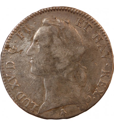 LOUIS XV - ECU ARGENT AU BANDEAU 1766 M TOULOUSE