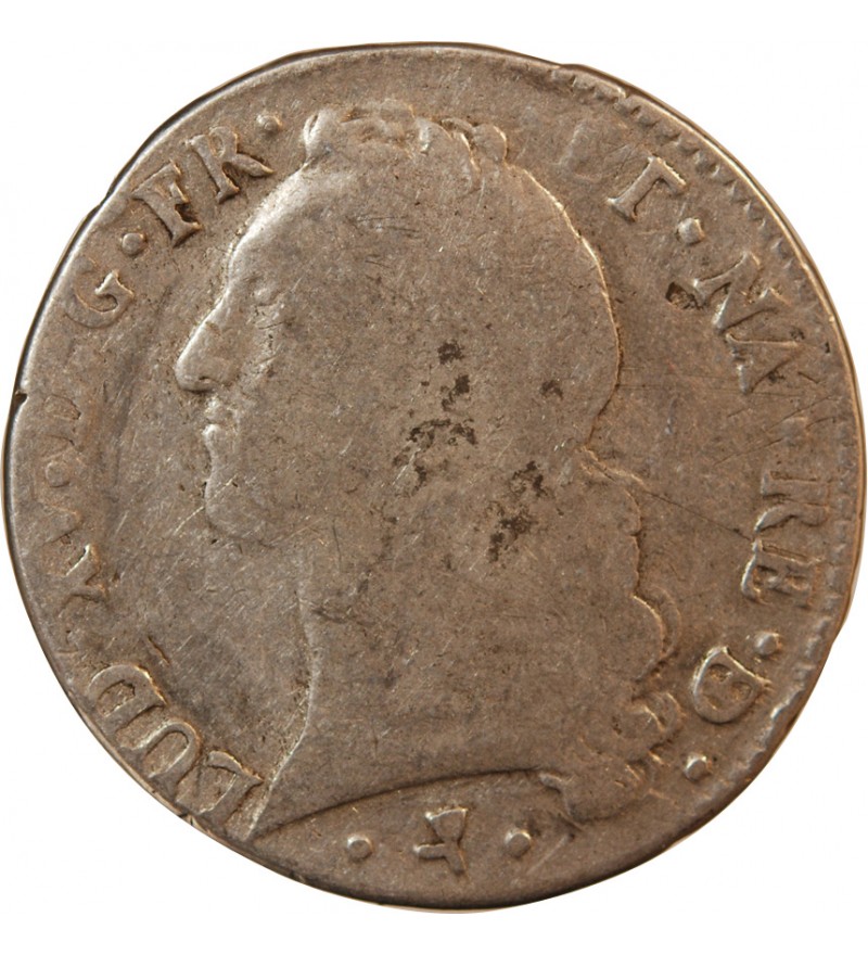 LOUIS XV - ECU DE BÉARN ARGENT AU BANDEAU 1763 PAU