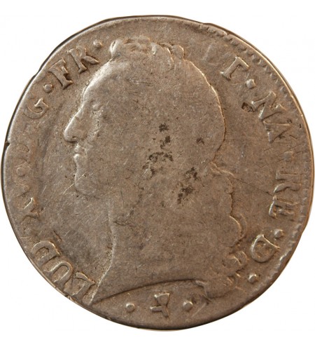 LOUIS XV - ECU DE BÉARN ARGENT AU BANDEAU 1763 PAU