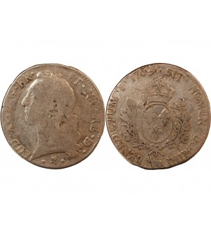 LOUIS XV - ECU DE BÉARN ARGENT AU BANDEAU 1763 PAU 2