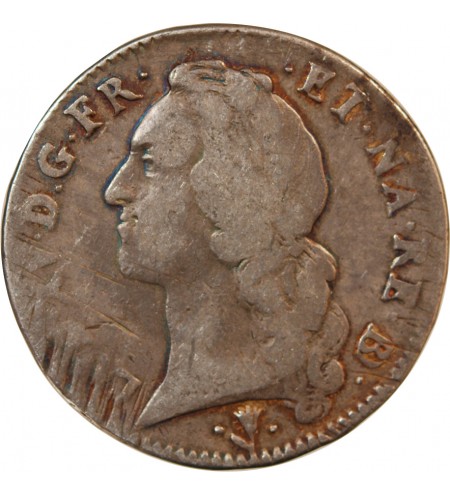 LOUIS XV - ECU DE BÉARN ARGENT AU BANDEAU 1755 PAU