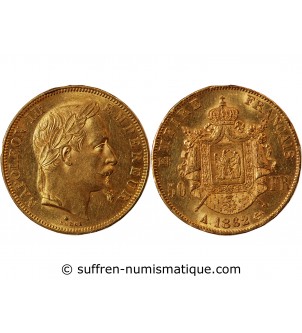 NAPOLEON III﻿ - 50 FRANCS OR 1862 A PARIS﻿﻿