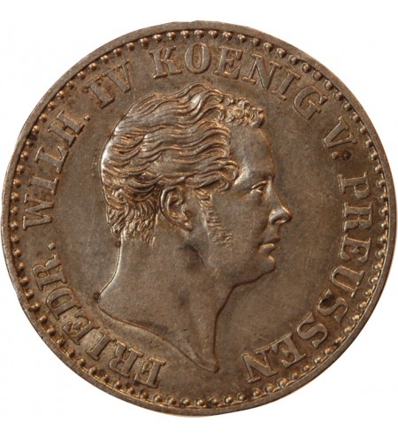 ALLEMAGNE, PRUSSE, FRIEDRICH WILHELM IV - 2 1/2 GROSCHEN 1850 A BERLIN