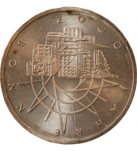 ALLEMAGNE - 10 MARK ARGENT 1989 D - 2000 ANS DE BONN